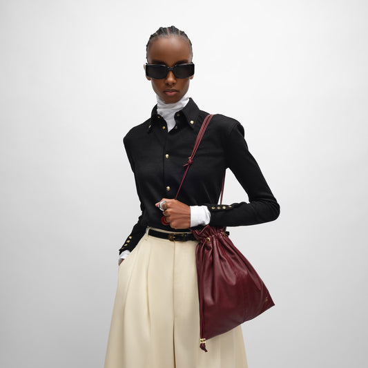 Celine Small Crystal Pouch in Lambskin