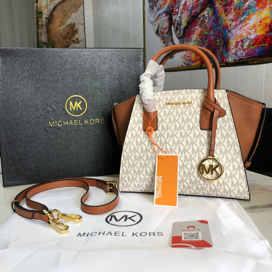 Michael Kors Avril Small Top-Zip Satchel