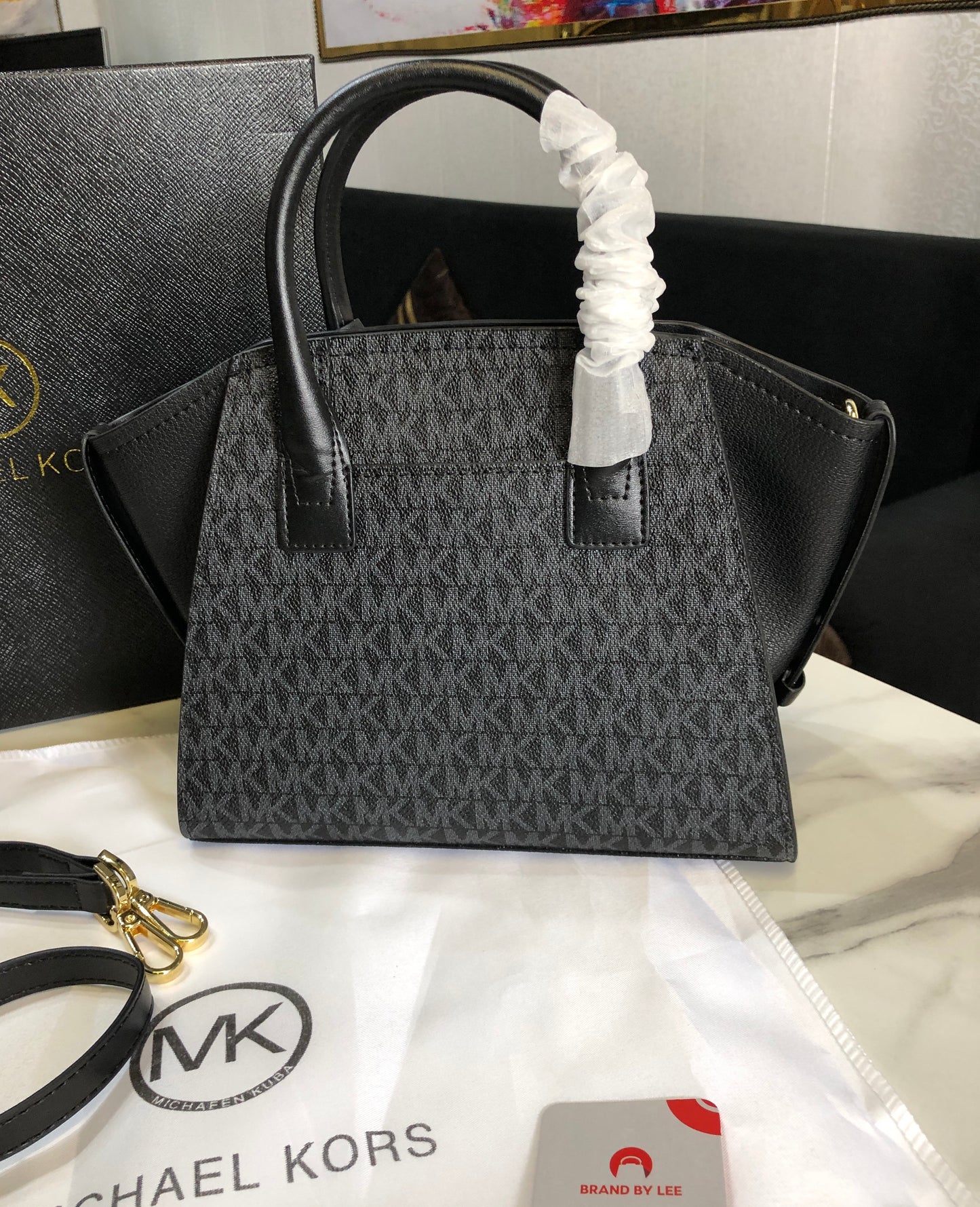 Michael Kors Avril Small Top-Zip Satchel