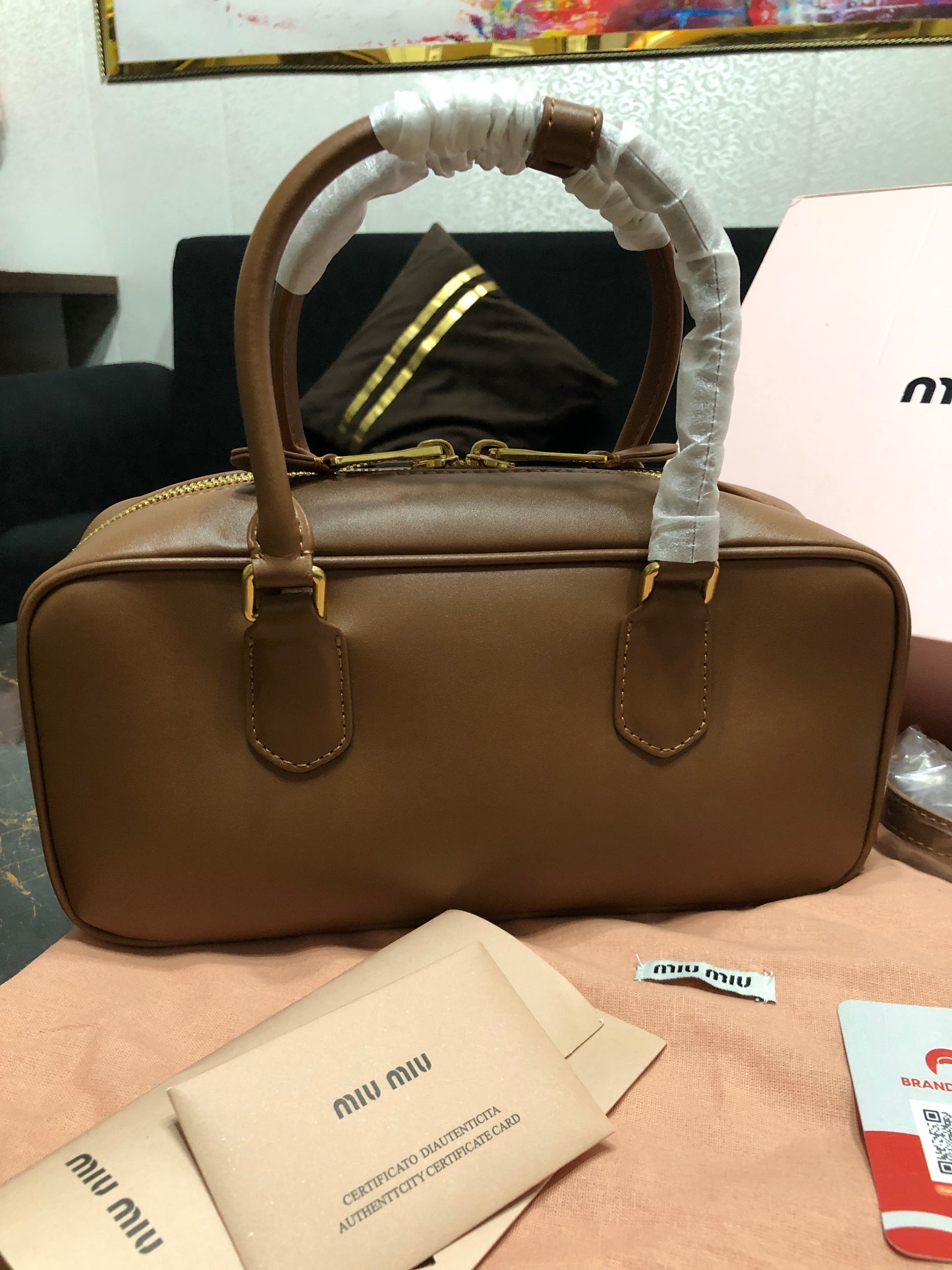 Miu Miu Arcadie Leather Bag
