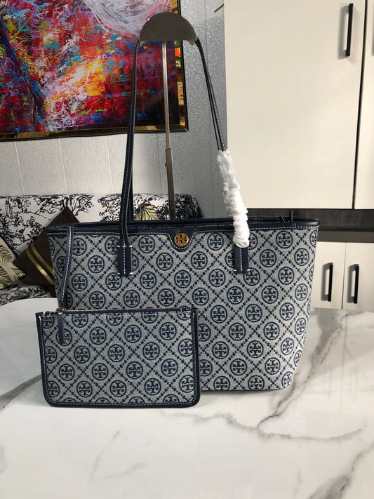 Tory Burch T Monogram Tote Bag