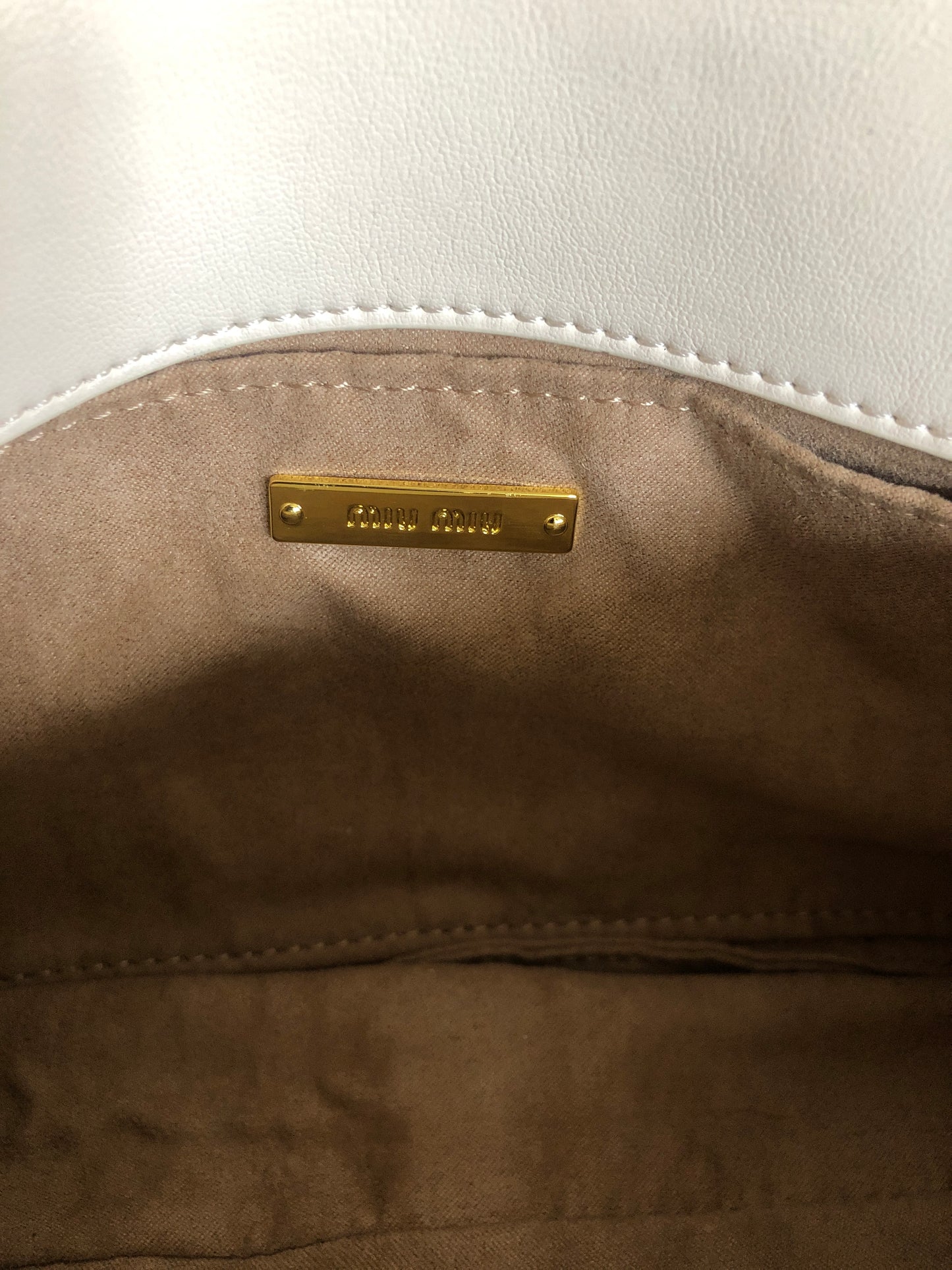 Miu Miu Matelassé Leather Bag