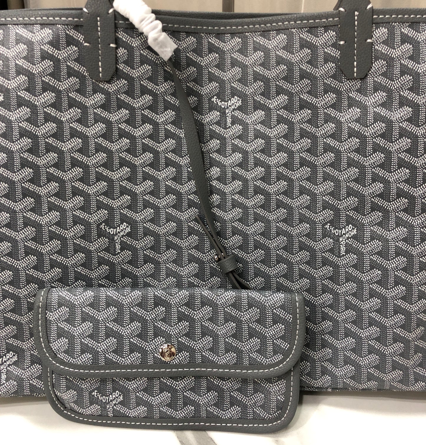 Goyard Saint Louis PM Tote Bag Goyardine Canvas