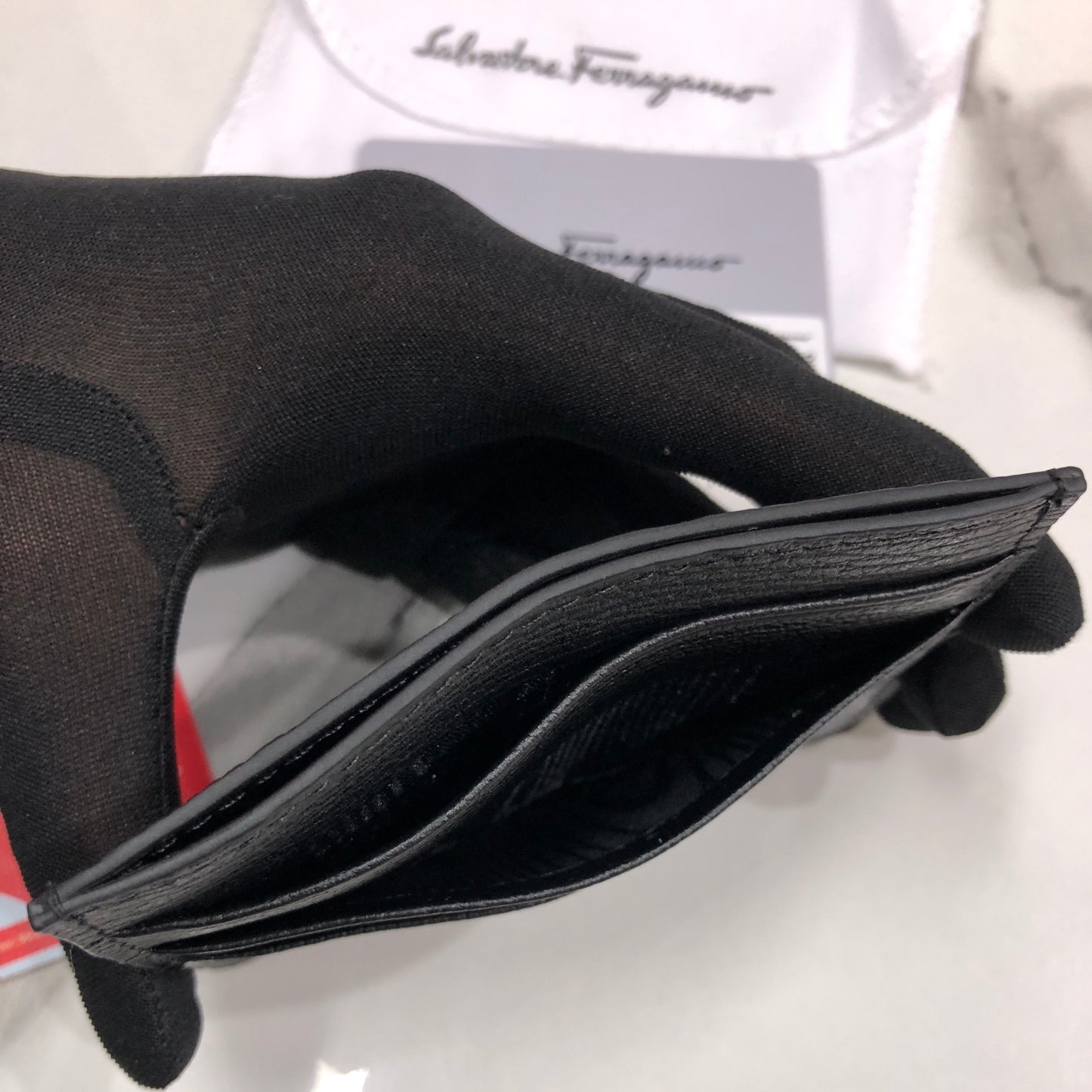 Salvatore Ferragamo Gancini card holder