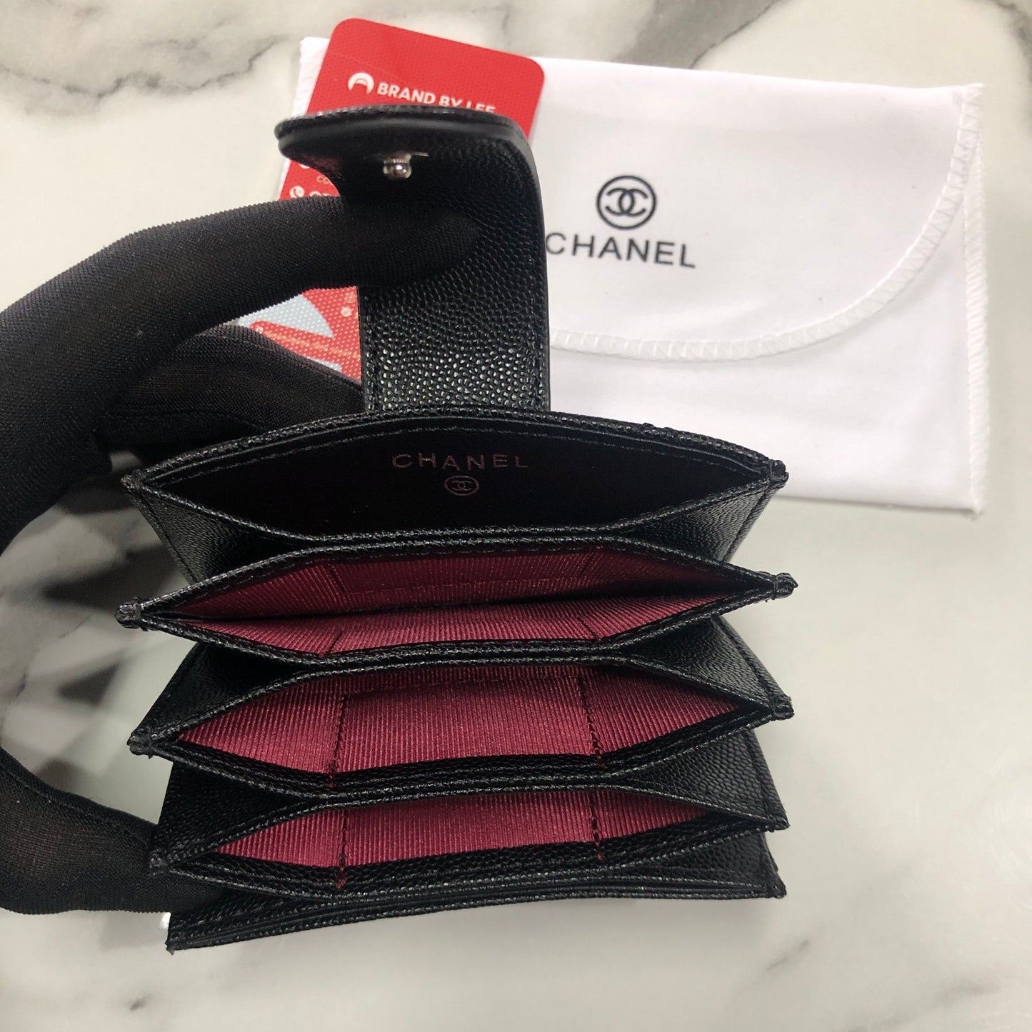 Chanel flap card holder
