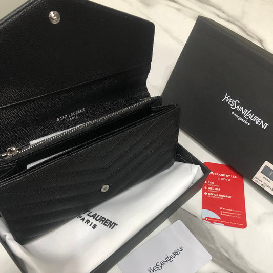 Saint Laurent Monogram Large Flap Wallet