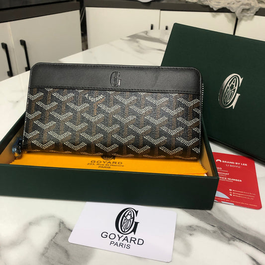 Goyard Matignon Zip Around GM Wallet
