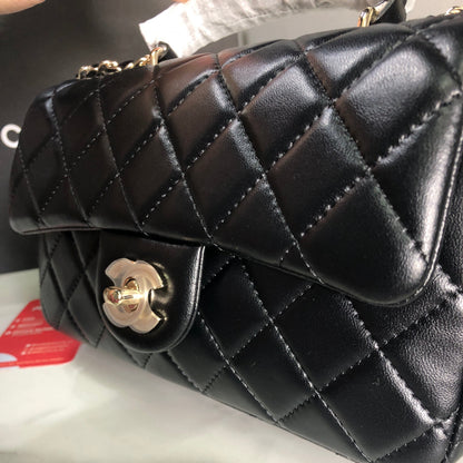 Chanel Top Handle Mini Flap Bag