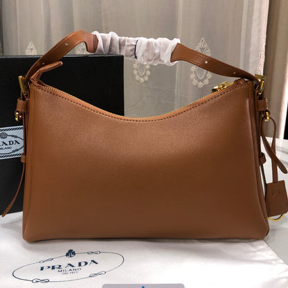 Prada Aimée Medium Leather Shoulder Bag