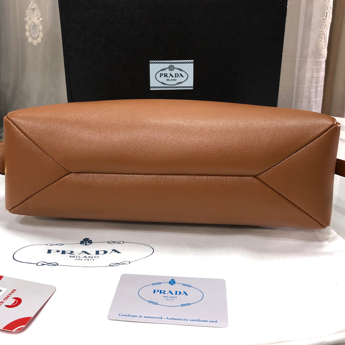 Prada Aimée Medium Leather Shoulder Bag