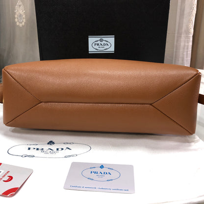 Prada Aimée Medium Leather Shoulder Bag
