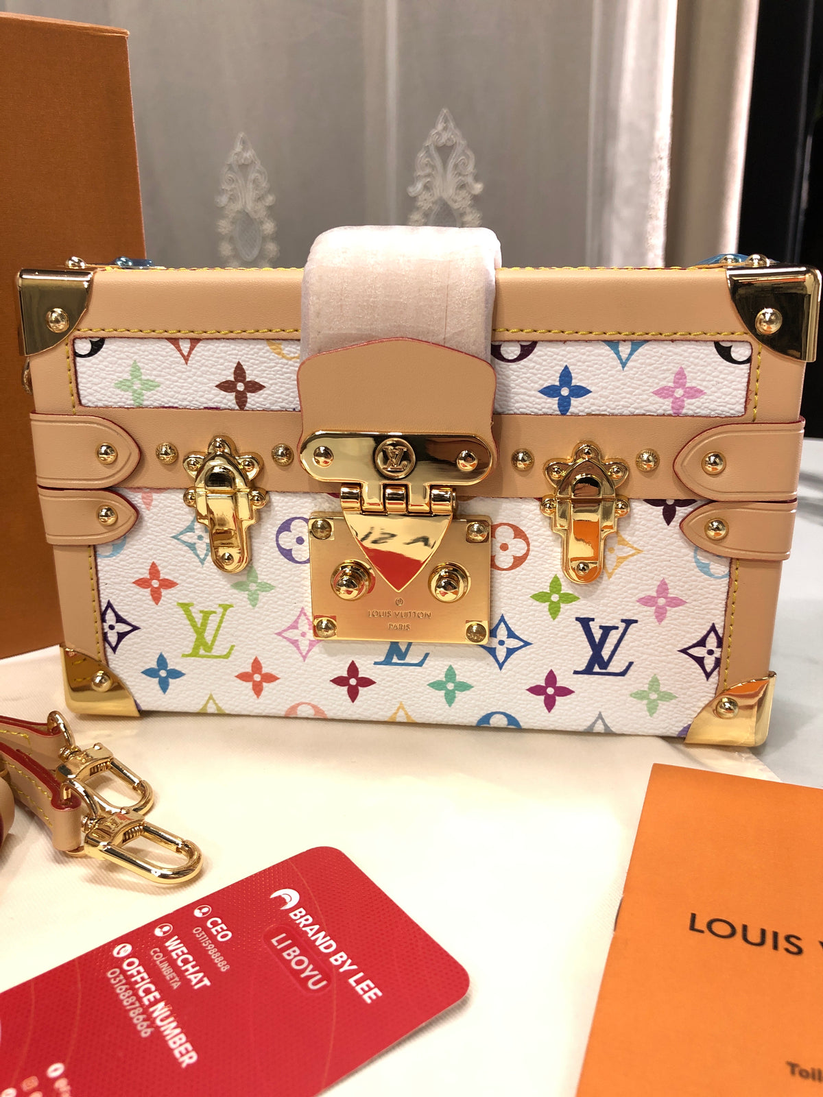 Louis Vuitton x Takashi Murakami Petite Malle