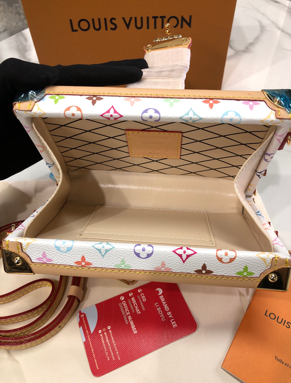 Louis Vuitton x Takashi Murakami Petite Malle