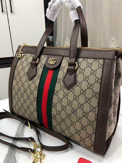 Gucci Ophidia GG Medium Top Handle Tote Bag