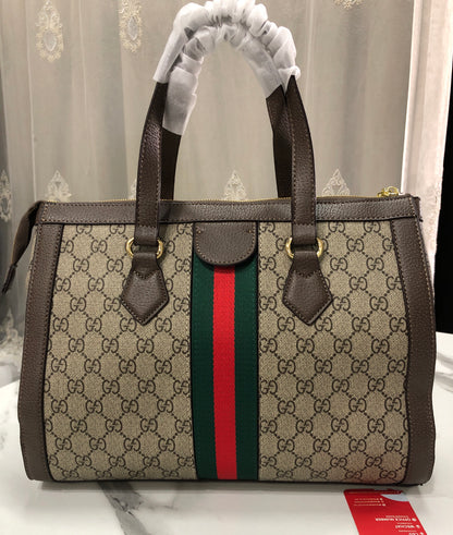 Gucci Ophidia GG Medium Top Handle Tote Bag