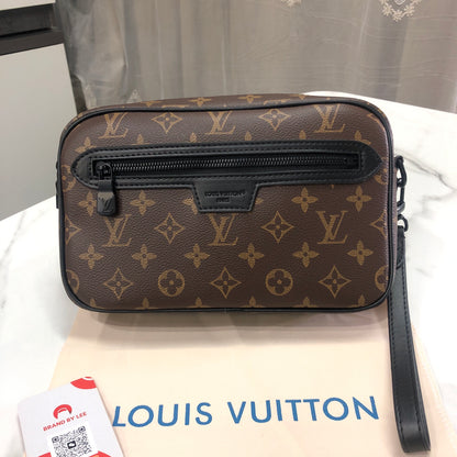 Louis Vuitton Monogram Macassar Kasai clutch