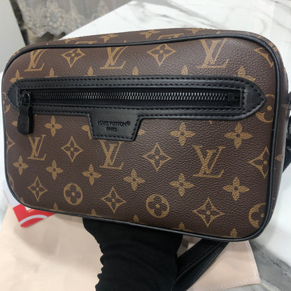 Louis Vuitton Monogram Macassar Kasai clutch