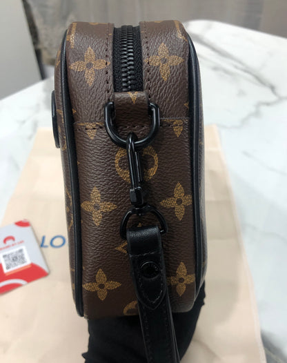 Louis Vuitton Monogram Macassar Kasai clutch