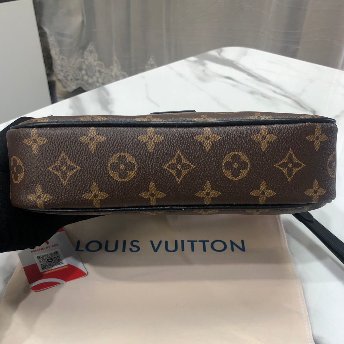 Louis Vuitton Monogram Macassar Kasai clutch