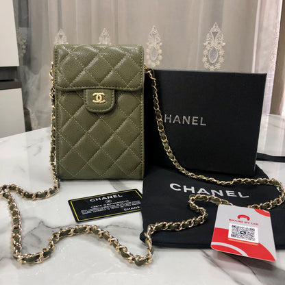 Chanel Classic Phone Holder with Chain