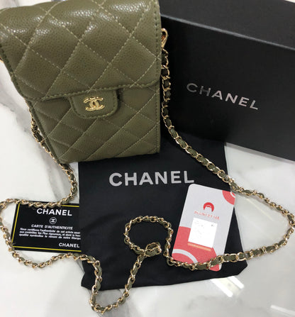 Chanel Classic Phone Holder with Chain