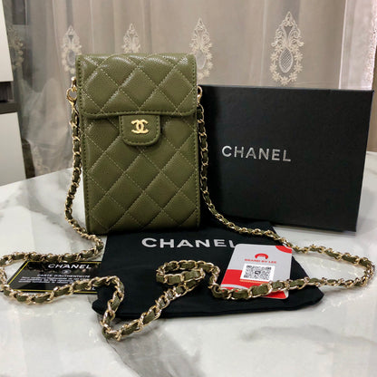 Chanel Classic Phone Holder with Chain