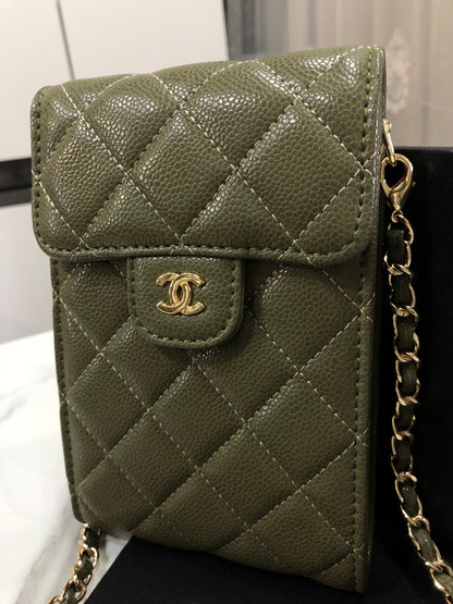Chanel Classic Phone Holder with Chain