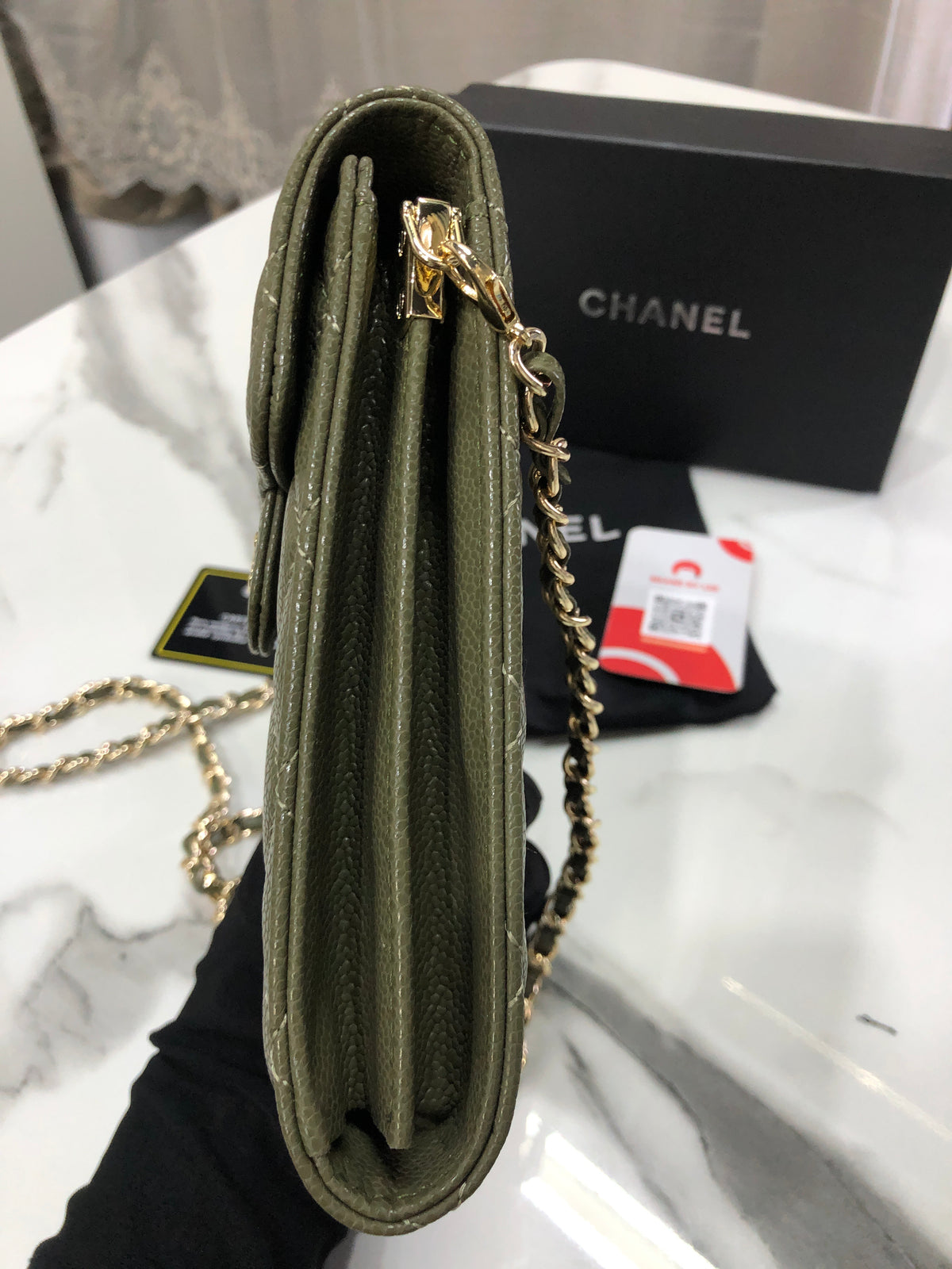 Chanel Classic Phone Holder with Chain