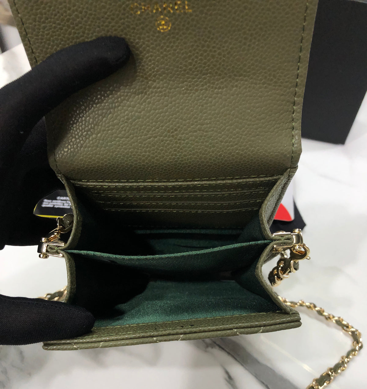 Chanel Classic Phone Holder with Chain