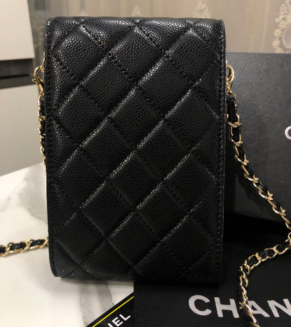 Chanel Classic Phone Holder with Chain