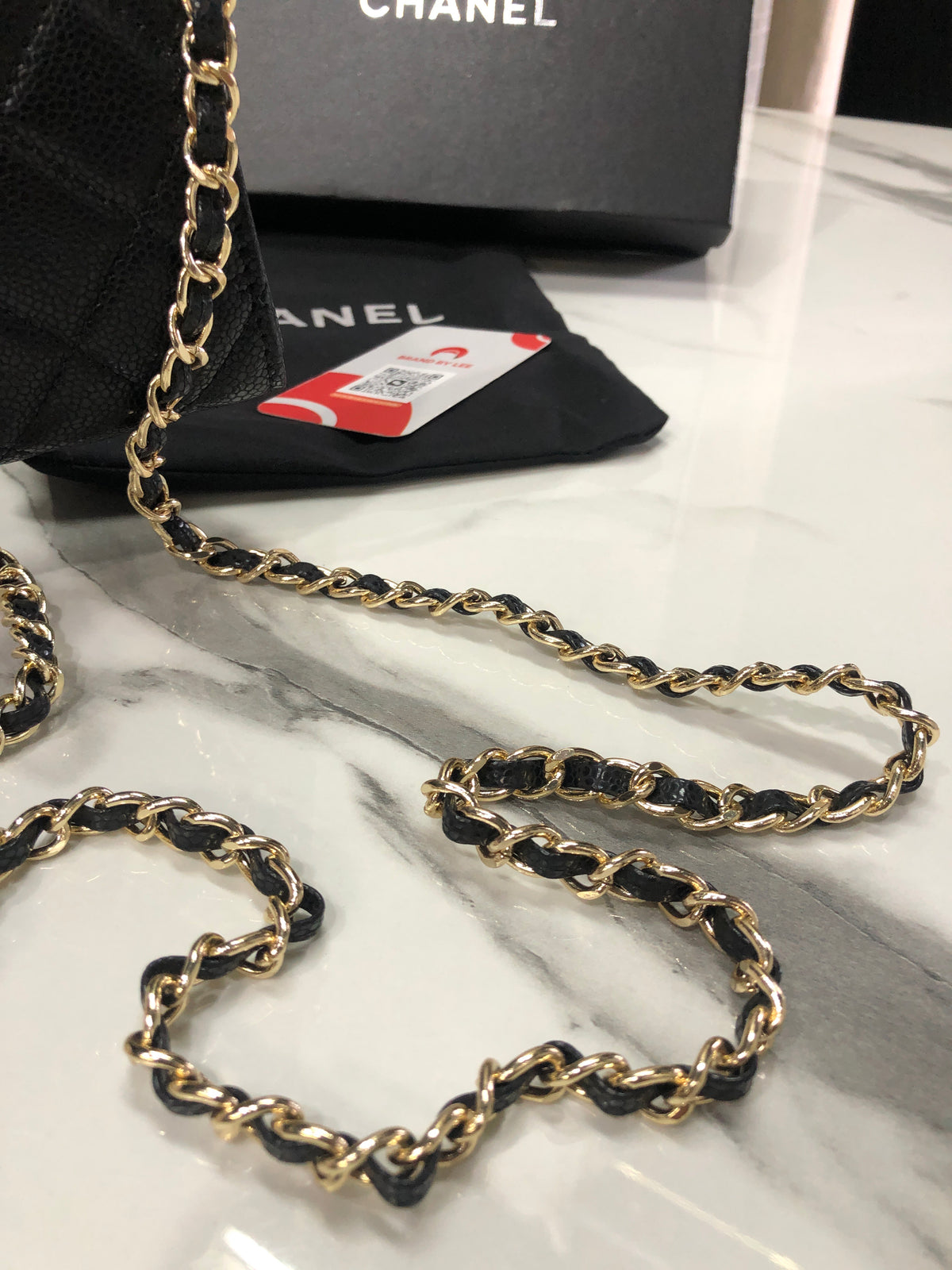 Chanel Classic Phone Holder with Chain
