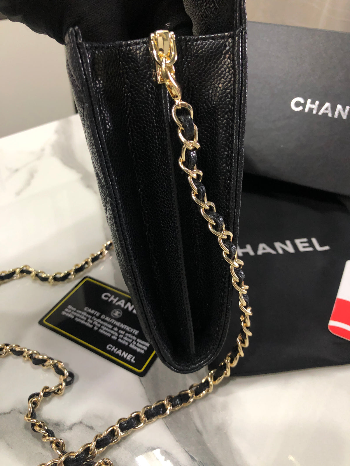 Chanel Classic Phone Holder with Chain