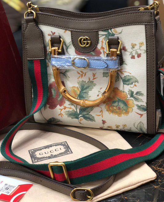 Gucci Diana Bamboo Handle Tote Bag