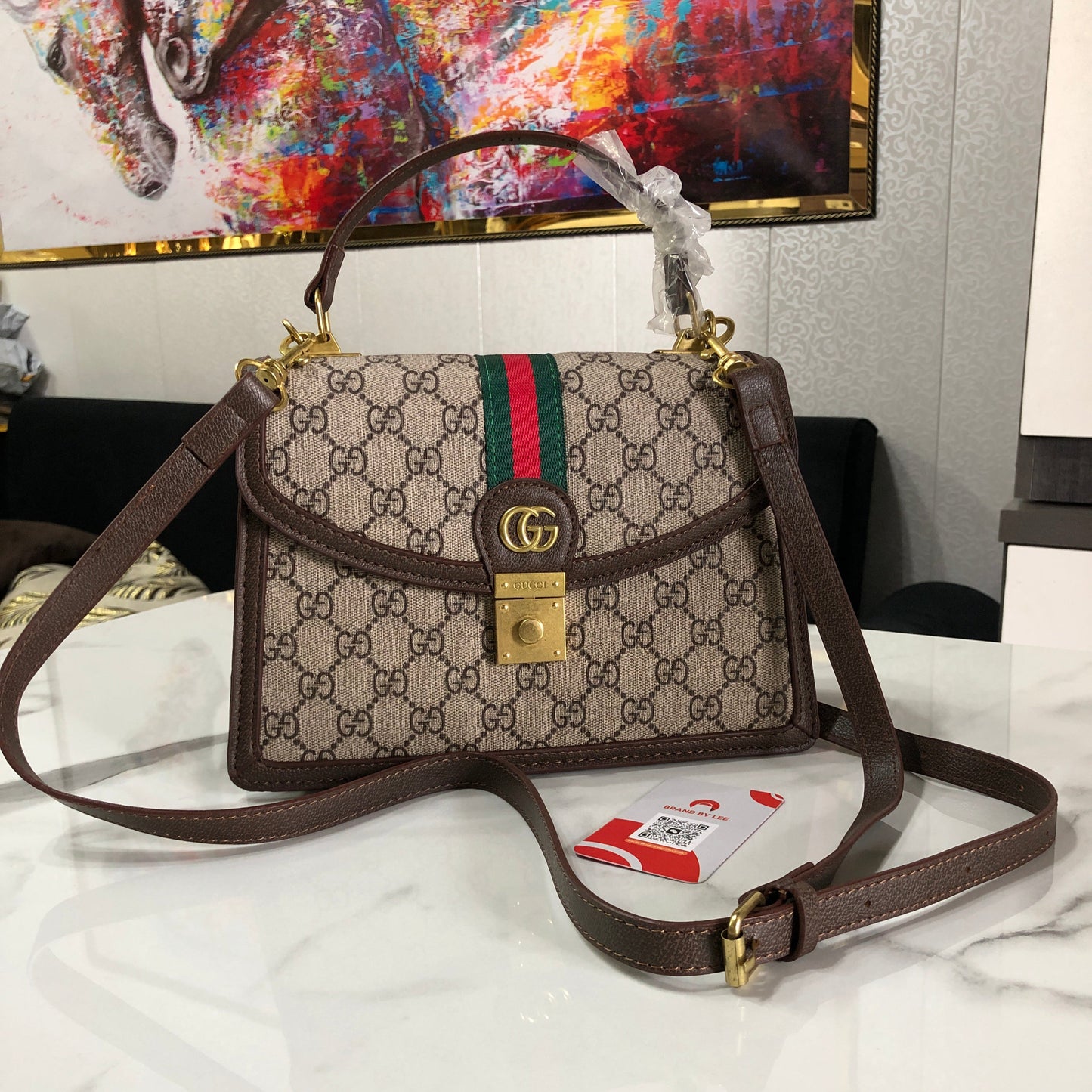 Gucci Ophidia Small Top Handle Bag