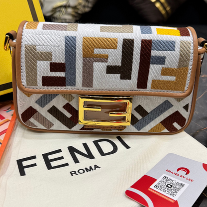 FENDI Baguette Fabric Multicolor