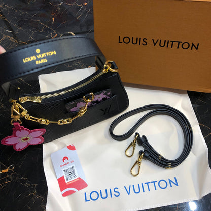 Louis Vuitton Murakami Pink Epi Cherry Blossom Marellini Gold Hardware