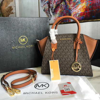 Michael Kors Avril Small Top-Zip Satchel