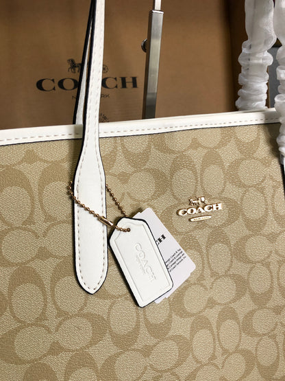 Coach City Tote Bag in Signature Canvas