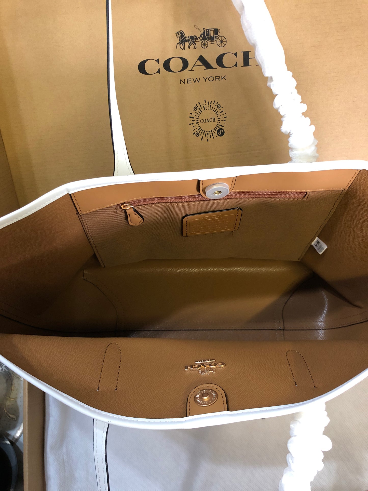 Coach City Tote Bag in Signature Canvas