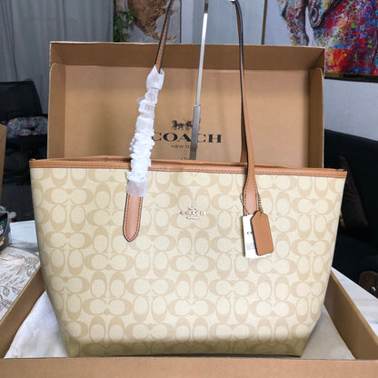 Coach City Tote Bag in Signature Canvas