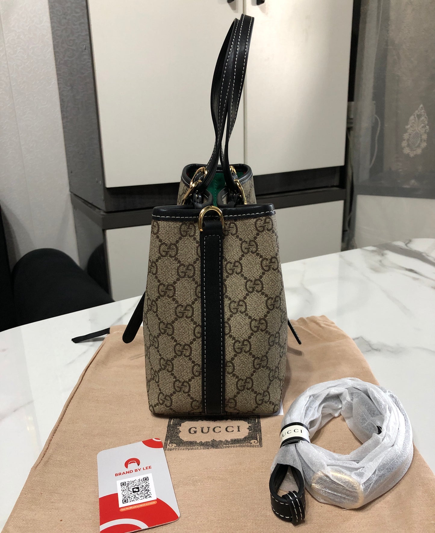 Gucci GG Emblem Tote Bag