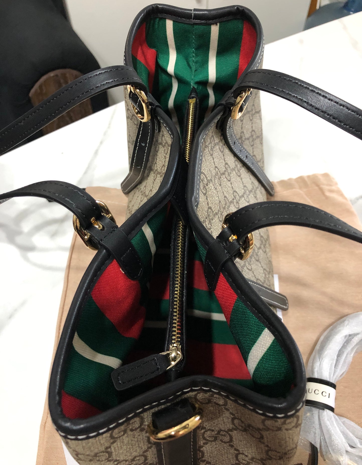 Gucci GG Emblem Tote Bag