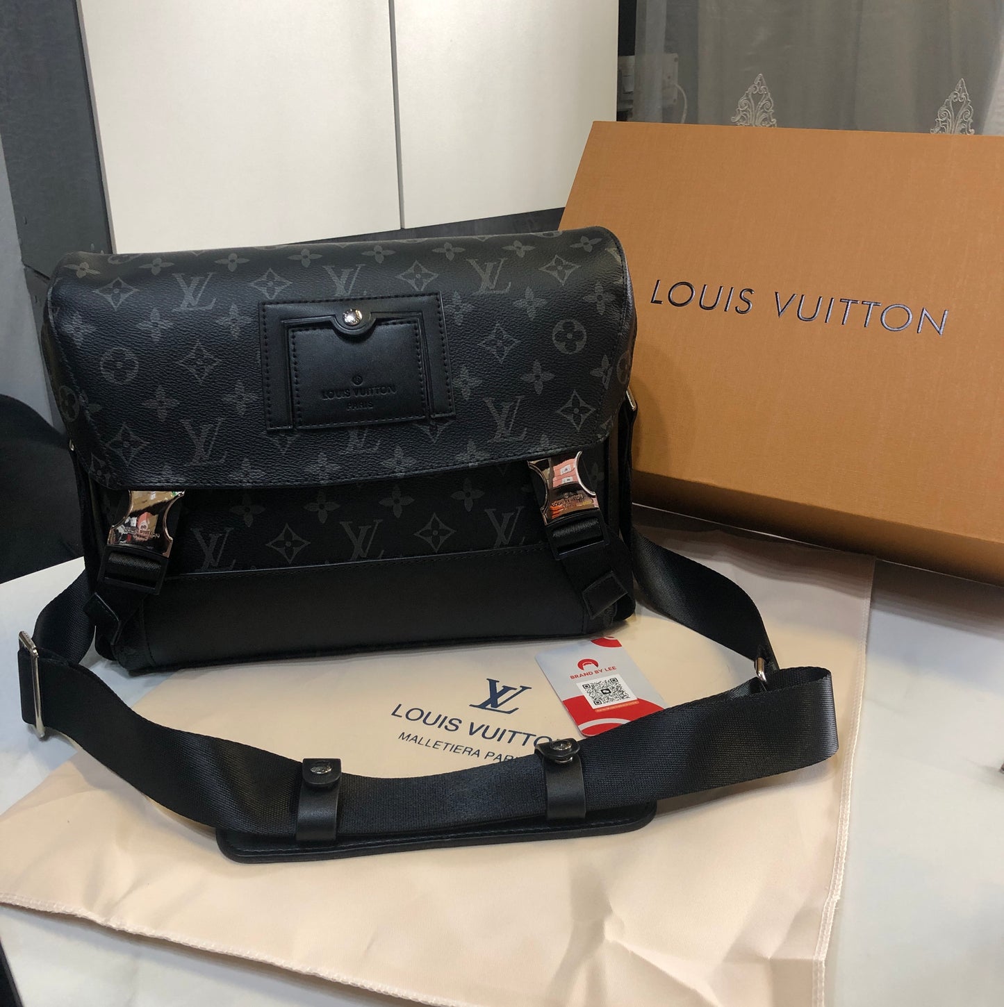 Louis Vuitton Messenger PM Voyager in Monogram Eclipse canvas Men Bag