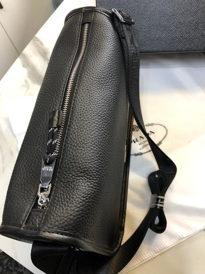 Prada Leather Shoulder Men Bag