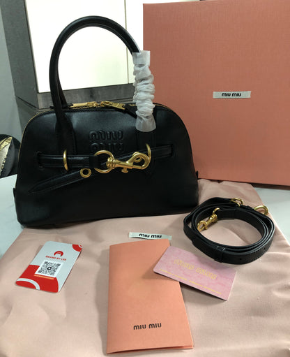 Miu Miu Aventure Nappa Leather Bag