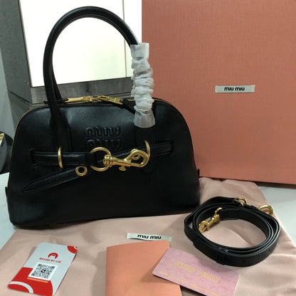 Miu Miu Aventure Nappa Leather Bag