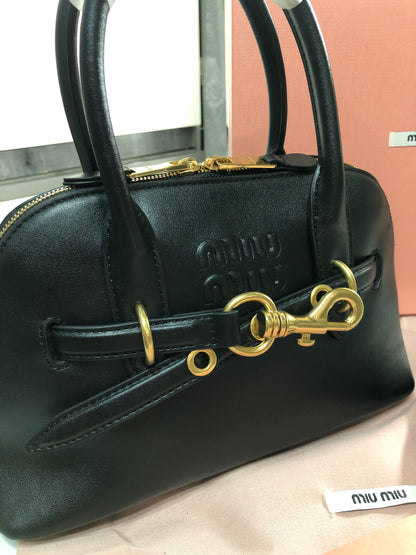 Miu Miu Aventure Nappa Leather Bag
