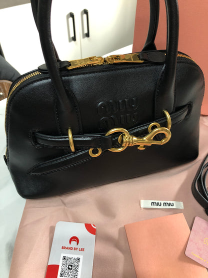 Miu Miu Aventure Nappa Leather Bag