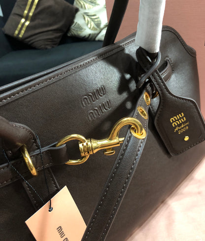 Miu Miu Aventure large nappa leather Tote Bag