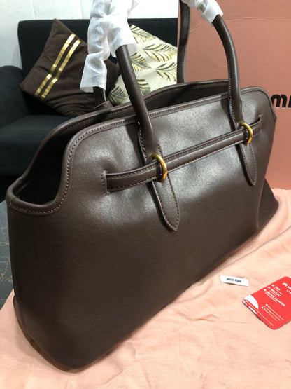 Miu Miu Aventure large nappa leather Tote Bag